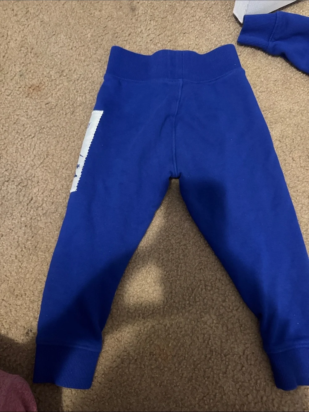 Burberry Deep Blue Kids Hoodie and Shorts Set